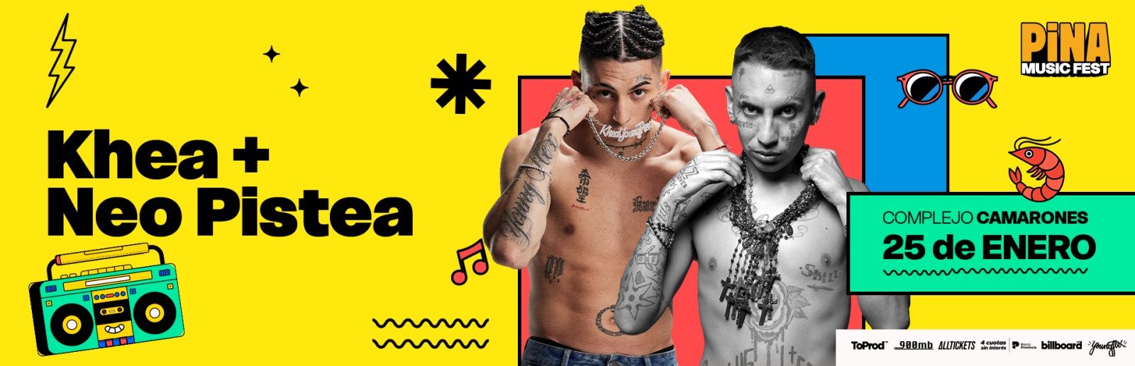 KHEA Y NEO PISTEA - PINA MUSIC FEST