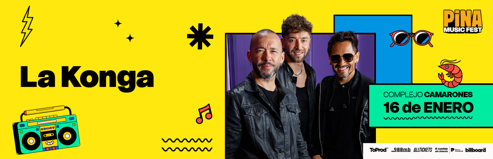 LA KONGA - PINA MUSIC FEST